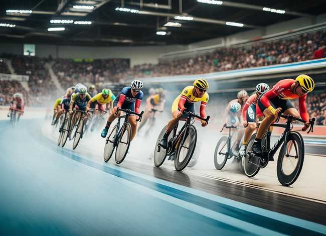 场地自行车比赛；场地自行车比赛为什么要往外圈