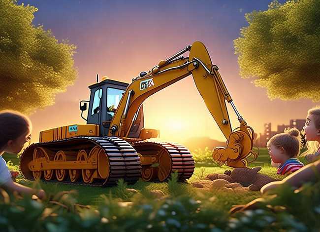 挖掘机视频儿童睡前故事 - 挖掘机的故事睡前故事视频大全