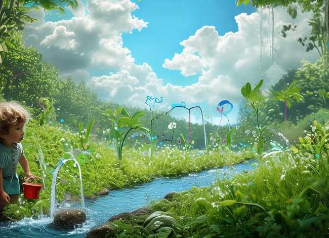 关于水循环的儿童故事 - 讲一个有关水循环的故事