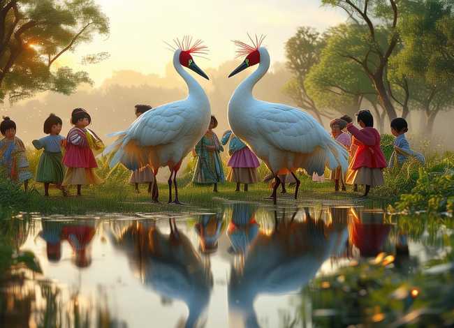 《丹顶鹤的故事》儿童舞蹈、歌曲《丹顶鹤的故事》 《丹顶鹤的故事》儿童舞蹈、歌曲《丹顶鹤的故事》