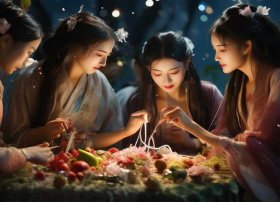 乞巧古诗的故事（乞巧古诗的故事有哪些）