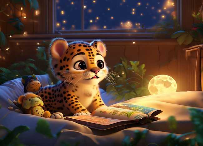 豹子故事儿童睡前故事，小豹子睡前故事