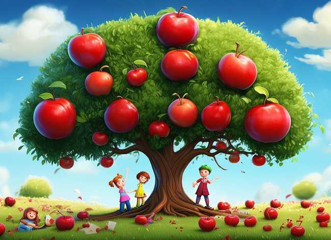 关于苹果的幼儿故事绘本，关于苹果树的绘本故事