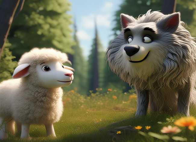 儿童故事小羊和狼的故事、幼儿故事小羊和狼的故事