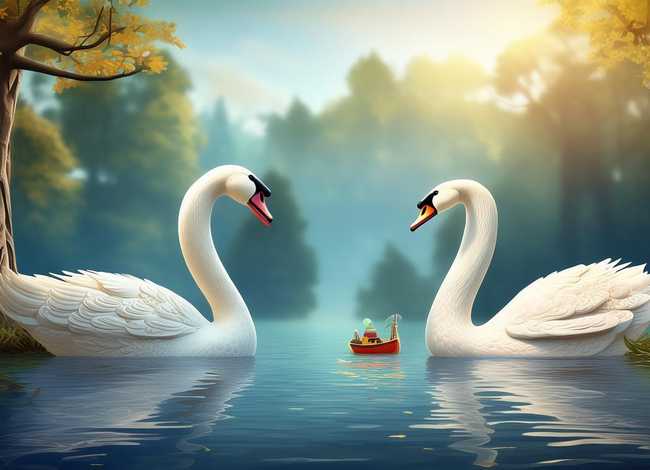 天鹅故事绘本，绘本故事《天鹅》