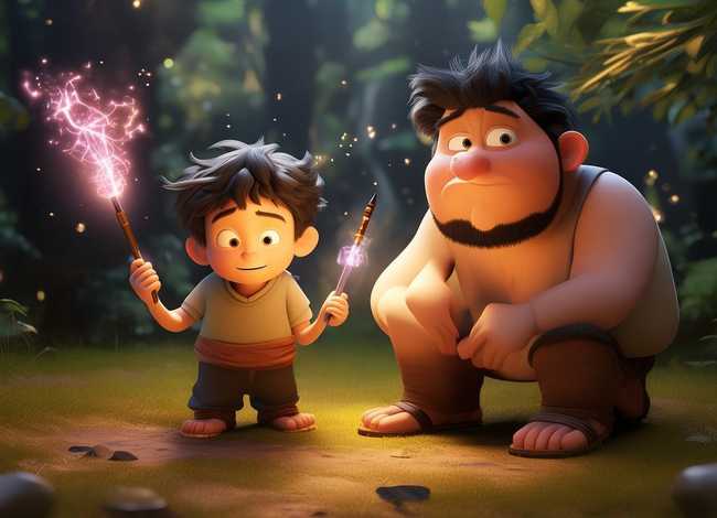 亲子故事神笔马良、熊孩子故事神笔马良