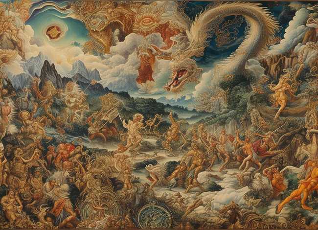 古代神话故事绘画作品;古代神话故事绘画作品大全 古代神话故事绘画作品;古代神话故事绘画作品大全