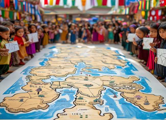 丝绸之路儿童简笔 丝绸之路简笔画 手抄报