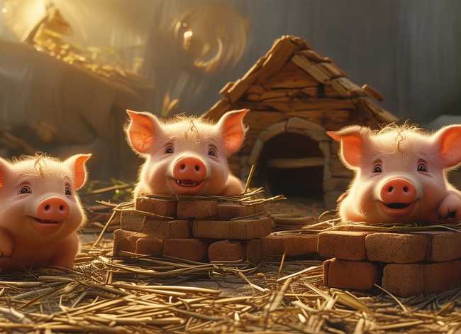 小猪故事0-3岁、3小猪的故事