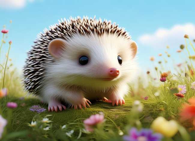 小刺猬的故事绘本图片；小刺猬的故事绘本图片简单