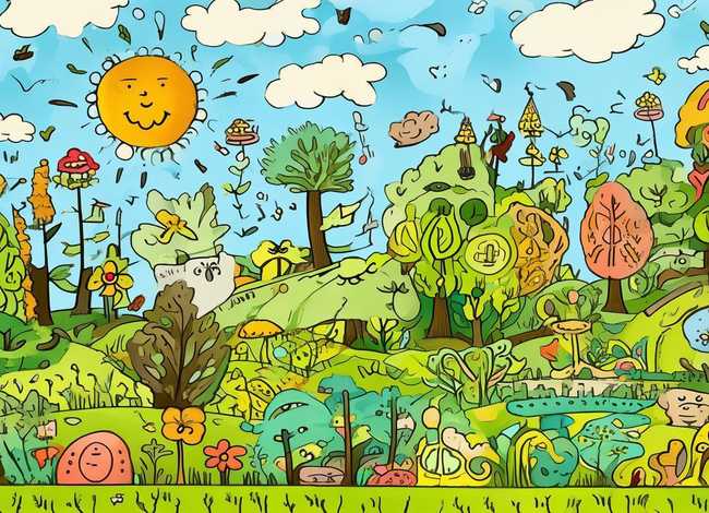 大自然的故事儿童版手抄报;大自然的手抄报简笔画图片 大自然的故事儿童版手抄报;大自然的手抄报简笔画图片