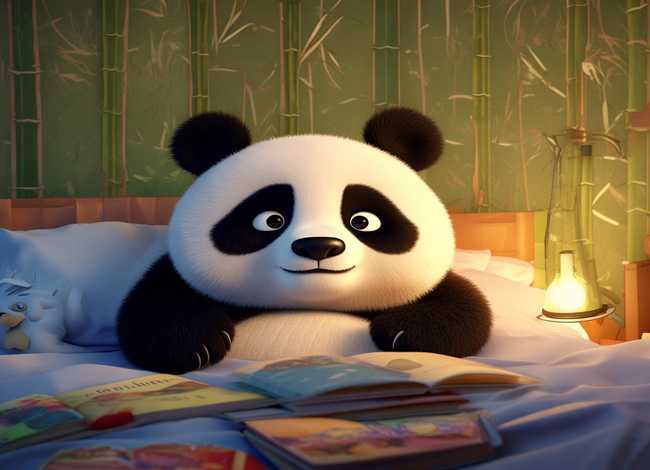 熊猫睡前故事文字版，熊猫睡前故事文字版图片