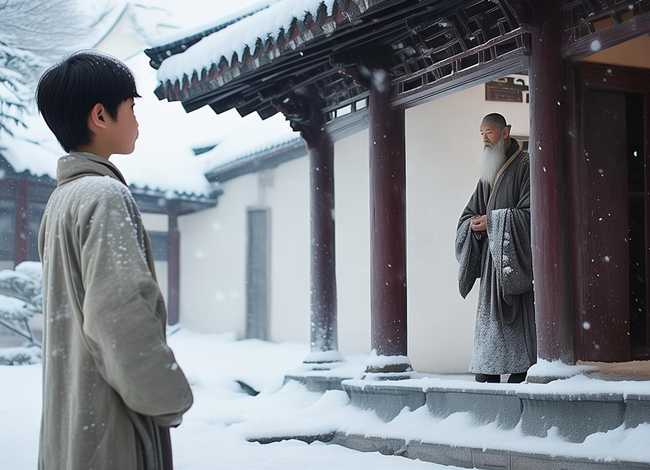 程门立雪的故事简化版、程门立雪的故事简洁版