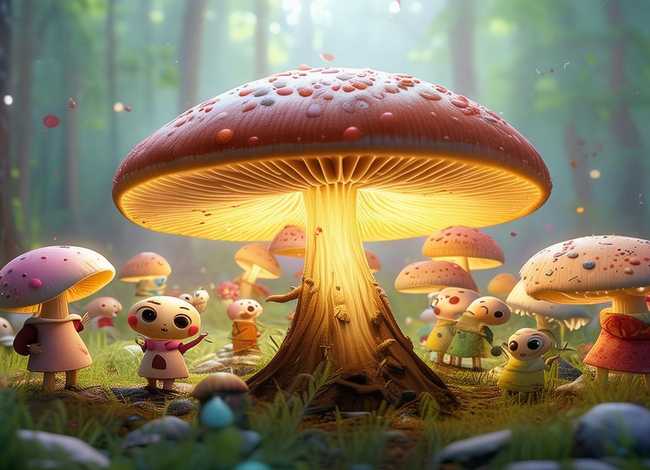 儿童故事蘑菇、蘑菇幼儿故事