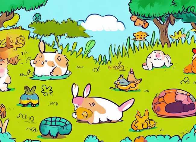 绘本动物简笔画 小动物绘本简笔画