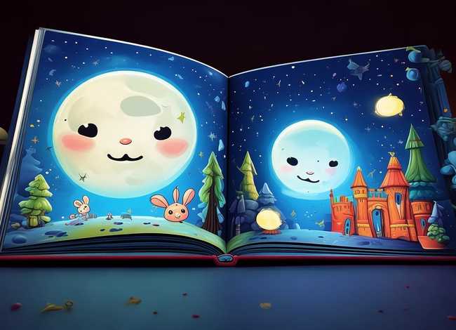 儿童教育月球故事书，月球的故事书籍