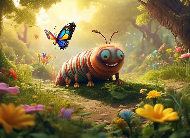 儿童故事毛毛虫去哪了 - 绘本故事毛毛虫去哪儿了