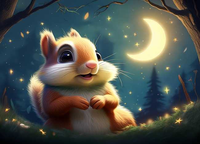 儿童绘本故事小松鼠的月亮、小松鼠的月亮绘本故事教案