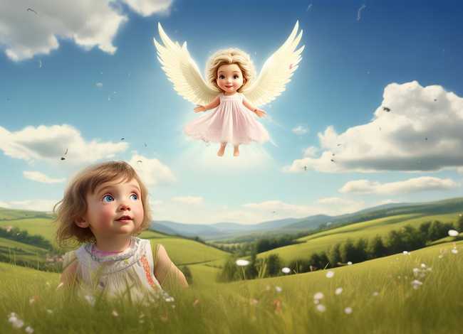 天使的故事儿童；天使故事的图片