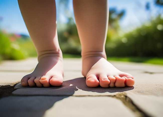 外国儿童的脚（外国儿童的脚型图片）