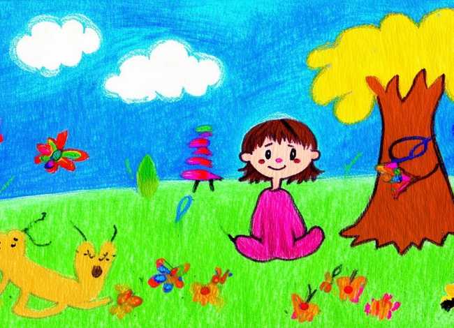 简单的故事儿童画，简单画出来的故事