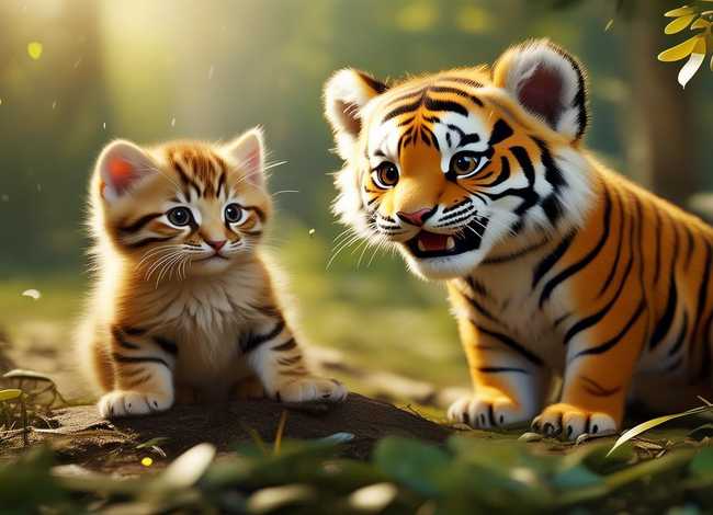 儿童故事老虎和小猫案例分析、老虎和小猫幼儿故事