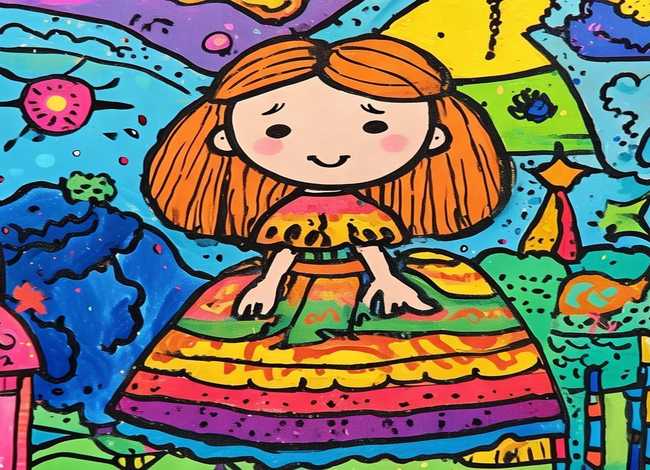 儿童画我最喜欢的童话故事、我最喜欢的童话人物手抄报简笔画