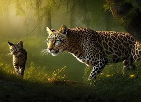 豹猫的故事、豹和猫的故事