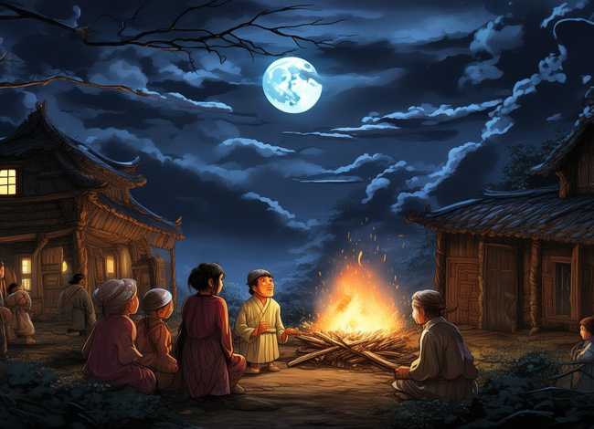 中秋民间故事传说，中秋民间故事传说100字