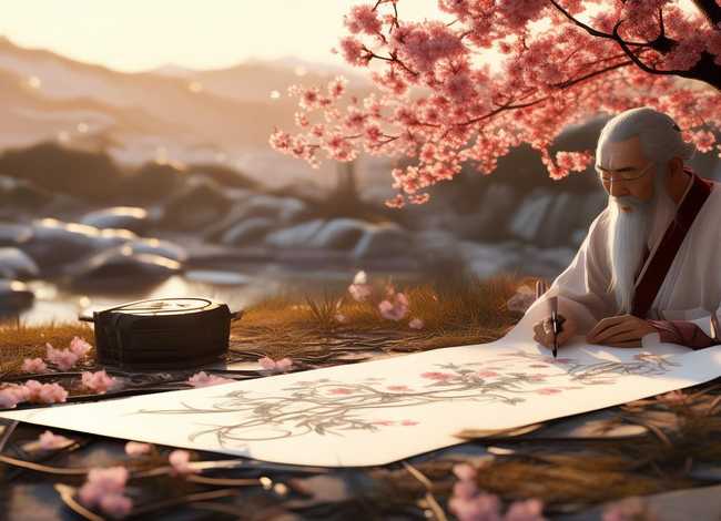 关于国画的简短小故事 关于国画的简短小故事英语