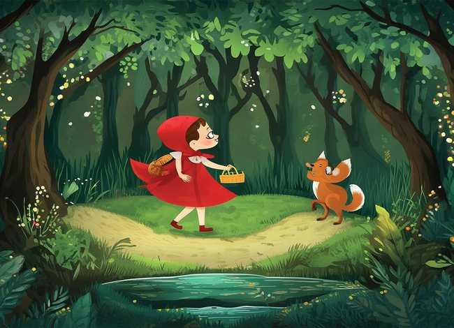 中文童话故事音频；小红帽故事童话音频