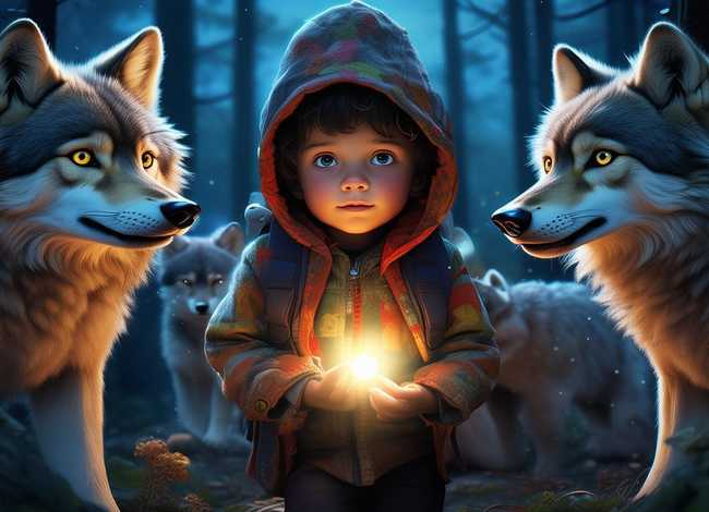 野狼的故事儿童，关于野狼的故事