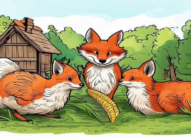 英语成语故事绘本（英语成语故事绘本线稿图片）