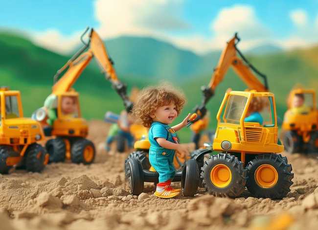 挖掘机的幼儿故事、挖掘机的幼儿故事大全