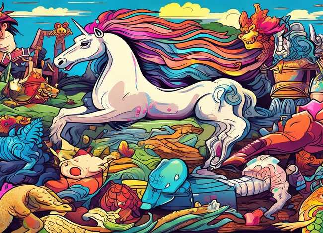 神话故事儿童画图片，神话故事图片大全简笔画彩色