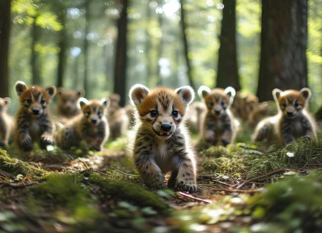 豹子的儿童故事、豹子的孩子成长的一百个故事