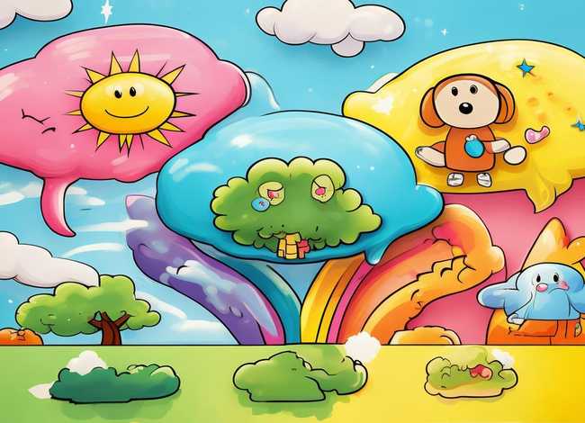 儿童故事思维导图简单画法，幼儿故事思维导图简单画法