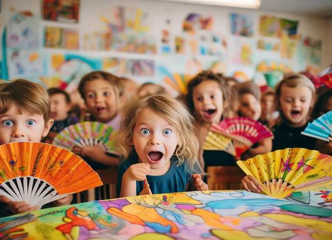 扇子画儿童创意美术,扇子画儿童创意美术教案 扇子画儿童创意美术,扇子画儿童创意美术教案