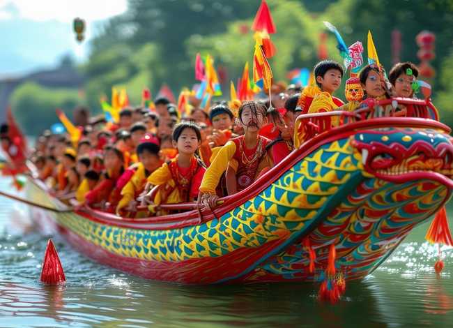 儿童端午节故事图片 - 儿童端午节绘画图片