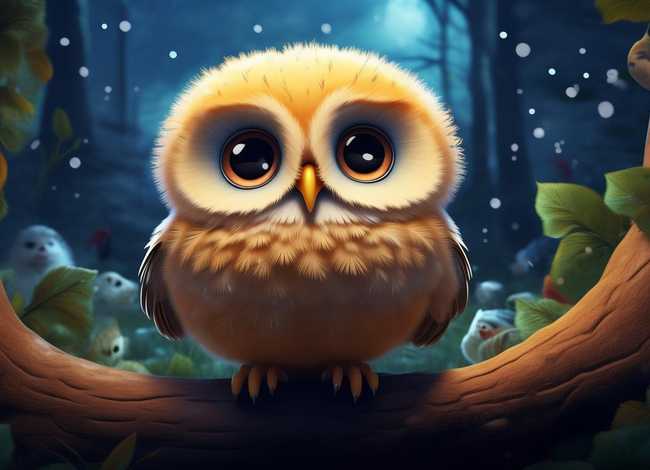 猫头鹰儿童故事百科 - 猫头鹰的幼儿故事