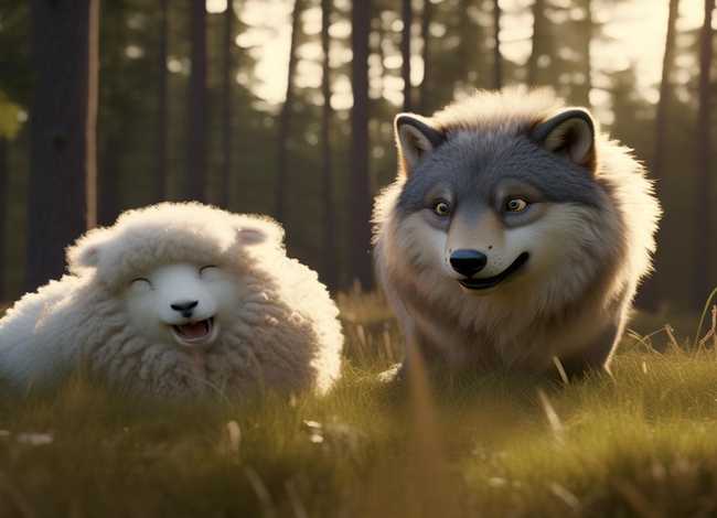 小绵羊和大灰狼的故事、小绵羊和大灰狼的故事睡前故事 小绵羊和大灰狼的故事、小绵羊和大灰狼的故事睡前故事