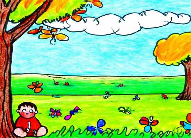 简单的故事儿童画，简单画出来的故事