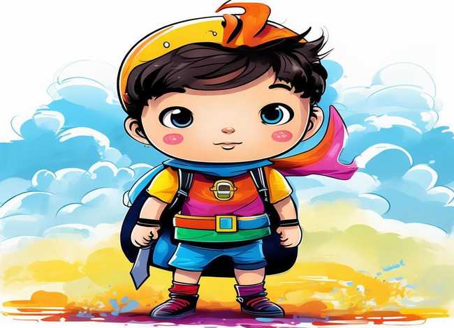 英雄人物 儿童，英雄人物儿童画 简笔画