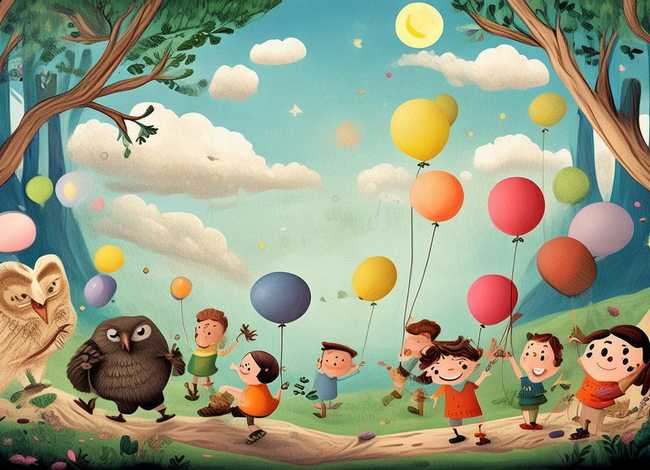 绘本故事里的儿童画、绘本里面的故事