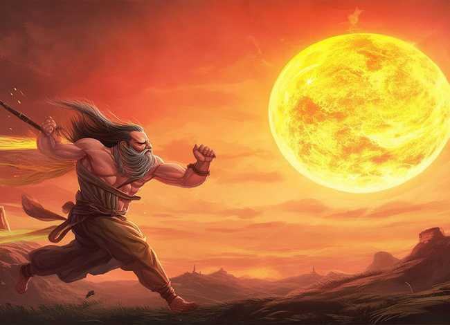 英语神话故事绘本（英语神话故事绘本夸父追日）