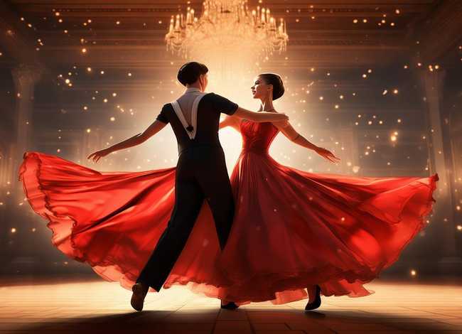 国标舞动画片；国标舞动画图片