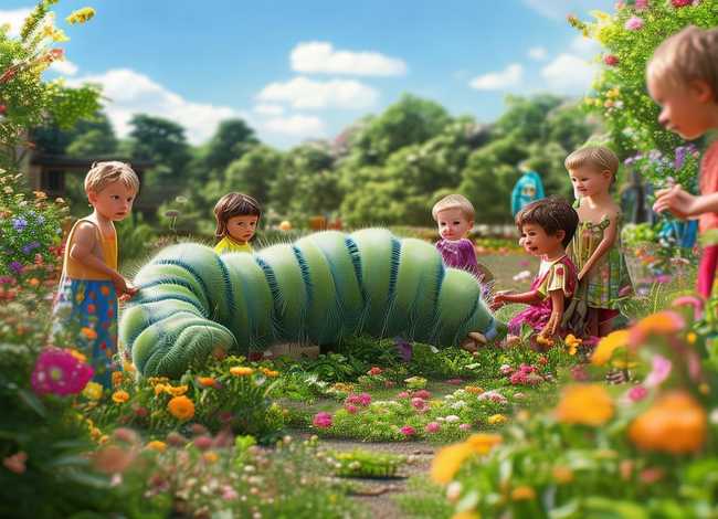 儿童故事毛毛虫的视频 - 幼儿园毛毛虫故事视频