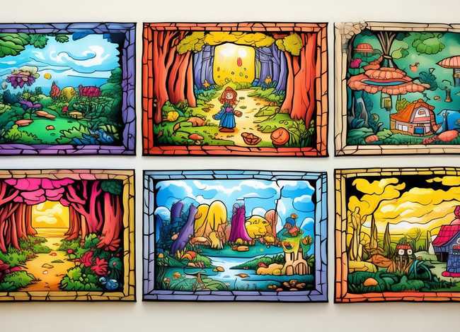 绘本故事画6幅图（绘本故事画6幅图手抄报）