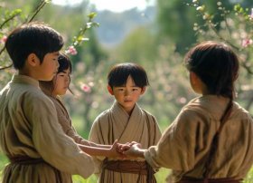 三国演义的故事儿童版桃园三结义；三国演义桃园三结义的故事简写