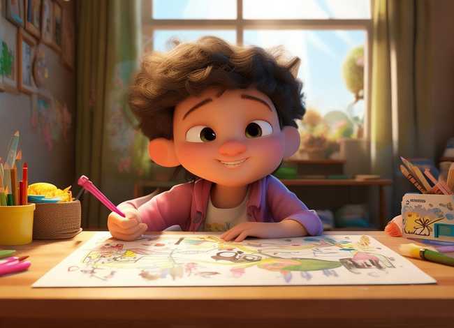 儿童故事漫画书二年级 二年级自己画简易漫画故事